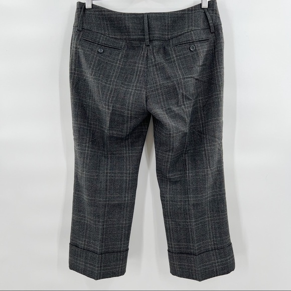 EXPRESS design studio plaid cropped suit pants size 8 - Picture 2 of 6
